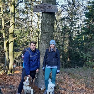 Kristián Lecián na vrcholu Burkův vrch (24.11.2019 11:39)