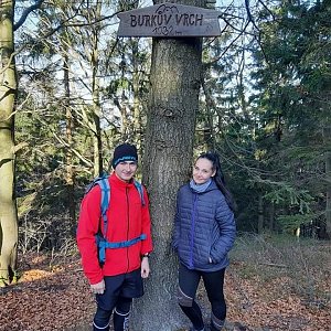 Antonie na vrcholu Burkův vrch (24.11.2019 11:39)