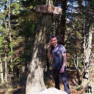 PeteBukař na vrcholu Burkův vrch (22.4.2019 13:41)