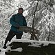 Kaďous na vrcholu Burkův vrch (13.1.2021 13:20)