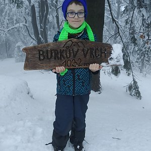 Maty na vrcholu Burkův vrch (19.2.2021 16:35)