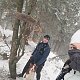 Markéta Čeníková na vrcholu Burkův vrch (27.2.2021 13:00)