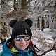 Daniela Vajsová na vrcholu Burkův vrch