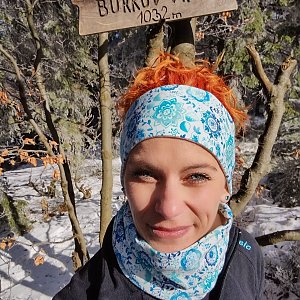 Ivka na vrcholu Burkův vrch (28.2.2021 13:23)