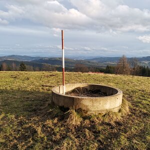 Šárka on the summit of Kozlena (25.2.2024 16:23)