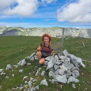 Horalka Anička on the summit of Kampl (5.7.2024 12:18)