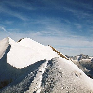 Bohumír Michal na vrcholu Punta Felik (24.7.2003)