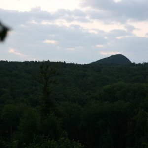 Bouřka on the summit of Kovářka (3.7.2023 4:47)