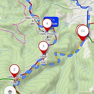 vito na vrcholu Uplaz (23.1.2021 10:05)