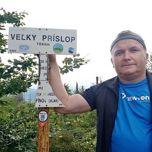 Michael na vrcholu Veľký Príslop (23.8.2021 14:35)