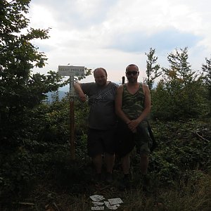Daniel Ledl na vrcholu Veľký Príslop (27.9.2021 17:52)