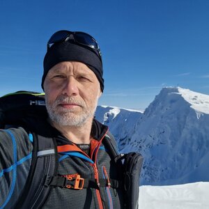 Rastislav Biarinec na vrcholu Ludárova kopa (16.2.2024 12:57)