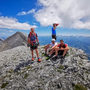 Jiří Králík on the summit of Scheichenhügel (25.6.2023 12:57)