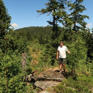 Bouřka na vrcholu Reischfleck (18.7.2023 13:03)