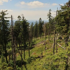 Bouřka na vrcholu Schwarzeck - JV (18.7.2023 13:50)