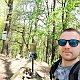 Tomáš Vaníček na vrcholu Bradlo
