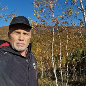 Rastislav Biarinec on the summit of Malá Fatra (20.10.2025 10:33)