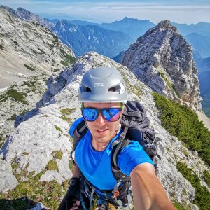 Jiří Králík na vrcholu Mala Vrbanova Špica  (8.7.2023 9:28)
