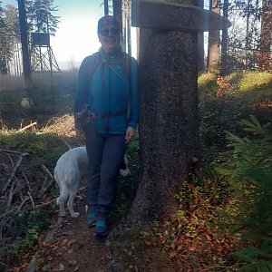 Marcela Pitříková na vrcholu Ostrá hora (13.11.2022 14:09)