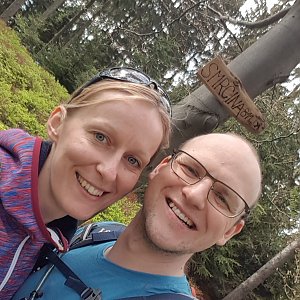 Michaela Karásková na vrcholu Smrčina (8.5.2022 15:43)