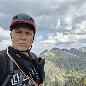 Rastislav Biarinec on the summit of Zadná Valova veža (28.6.2026 14:04)
