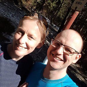 Michaela Karásková na vrcholu Smrčina (14.4.2022 14:41)