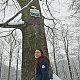 Zdeňka Máchová na vrcholu Šostýn (16.1.2021 10:31)
