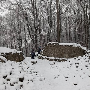 Lucijek na vrcholu Šostýn (6.2.2021 15:10)