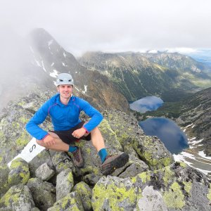 Jiří Králík on the summit of Žabia veža (6.6.2026 11:36)