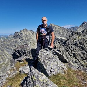 Rastislav Biarinec on the summit of Hincova kopa (30.7.2024 14:56)