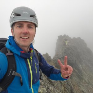 Jiří Králík on the summit of Hincova kopa (6.6.2026 15:13)