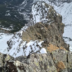 Pavel Svoboda on the summit of Predný Kopiniak (28.3.2025 11:30)