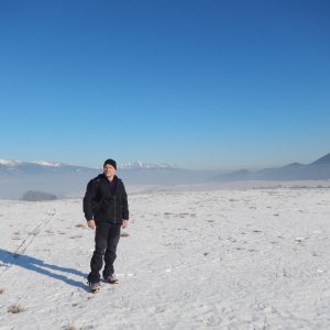 Rastislav Biarinec on the summit of Kŕč (25.1.2020 14:25)