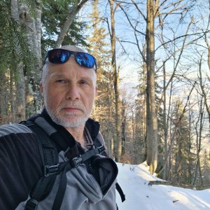 Rastislav Biarinec on the summit of Hoľa (17.1.2026 13:38)