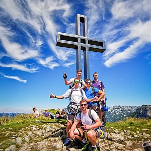 Jiří Králík na vrcholu Loser (7.8.2021 12:38)