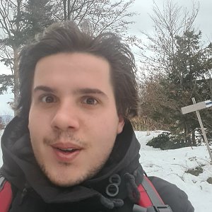 Luke na vrcholu Kaní (22.1.2021 8:00)