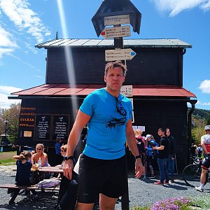 Standa na vrcholu Pustevny (6.6.2020 12:45)