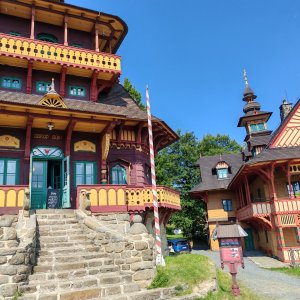 Šárka na vrcholu Pustevny (6.8.2026 15:15)
