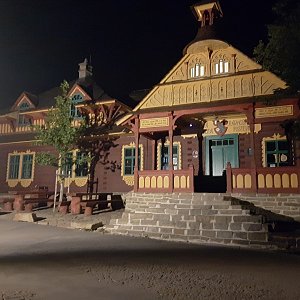 Dřevák na vrcholu Pustevny (17.7.2021 23:30)