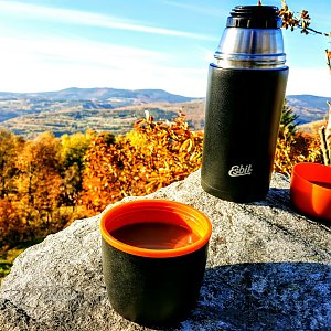 Tomáš Habr na vrcholu Rabštejn (24.10.2021 15:20)