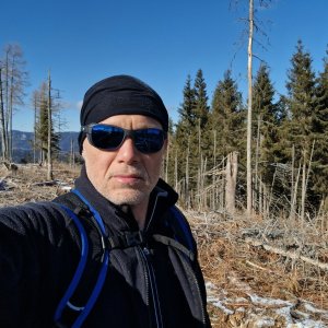 Rastislav Biarinec on the summit of Solisko (15.2.2025 12:33)