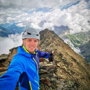 Jiří Králík on the summit of Mittagturm (22.7.2023 11:47)