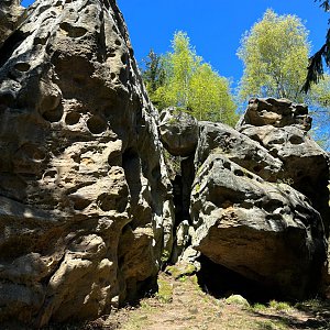 Radim on the summit of Vrátnica (8.5.2023)