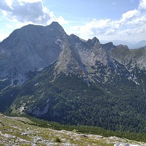 megalodon na vrcholu Hochtor (13.8.2021 8:00)