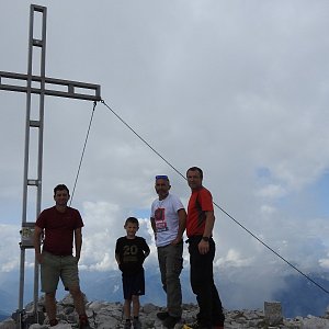Divočák junior on the summit of Hochtor (12.9.2021 13:58)