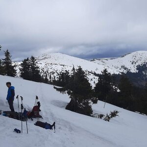 Bodik on the summit of Skalka (26.3.2023 12:50)