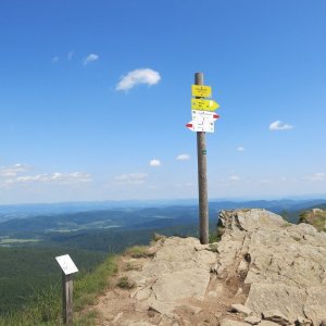 ZdenkaV na vrcholu Rozsypaniec (22.6.2025 13:54)