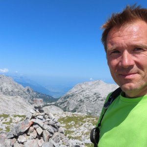 Divočák on the summit of Hiefler (17.8.2023 12:01)