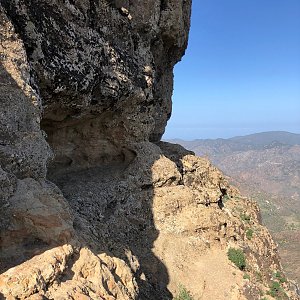Radka D na vrcholu Roque Nublo (26.10.2022 12:32)