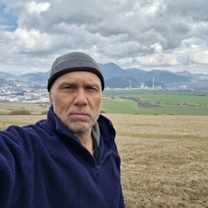 Rastislav Biarinec on the summit of Priechod (3.3.2024 11:42)